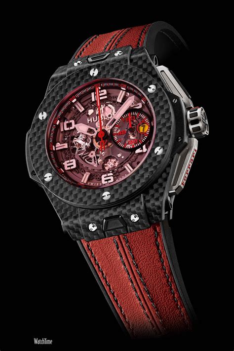 hublot big bang ferrari carbon red magic replica